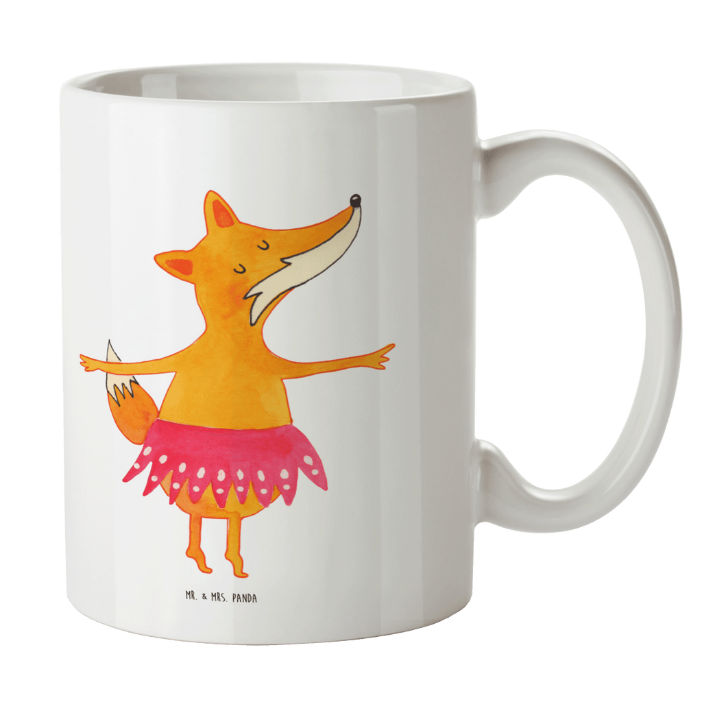 Tasse Fuchs Ballerina Fuchs, Fuchs Spruch, Füchse, Füchsin, Ballerina, Ballett, Tänzerin, Tanzen, Party, Einladung, Geburtstag Becher, Kaffeetasse, Kaffeebecher, Tee, Frühstück, Büro  Fuchs