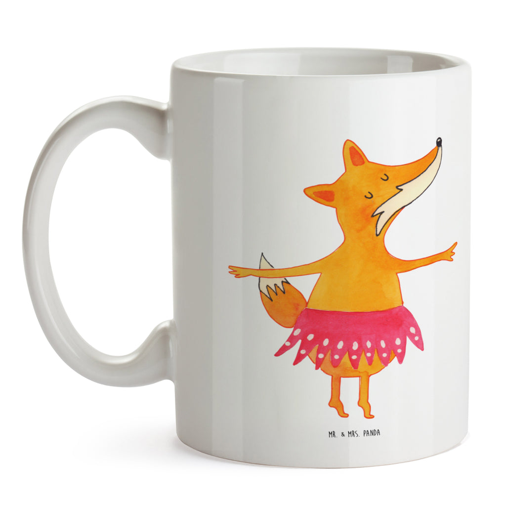 Tasse Fuchs Ballerina Fuchs, Fuchs Spruch, Füchse, Füchsin, Ballerina, Ballett, Tänzerin, Tanzen, Party, Einladung, Geburtstag Becher, Kaffeetasse, Kaffeebecher, Tee, Frühstück, Büro  Fuchs