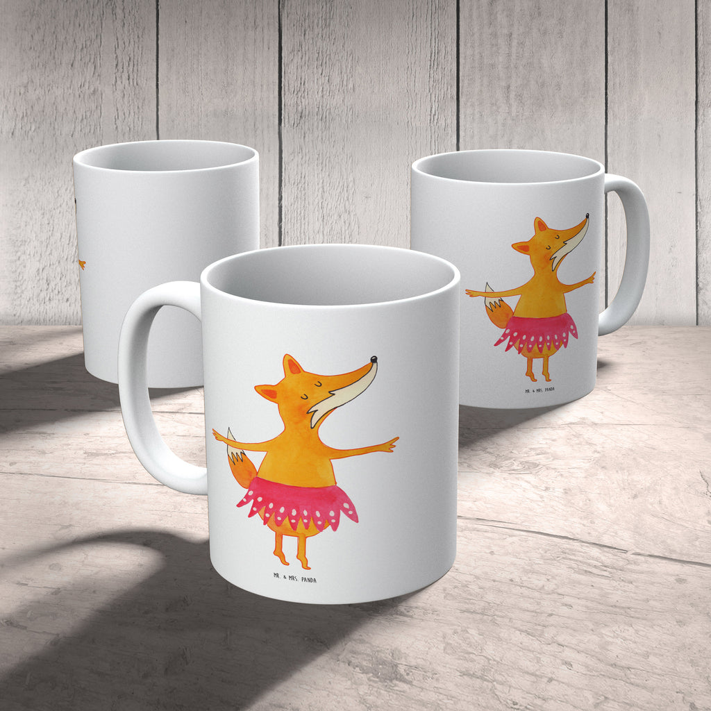 Tasse Fuchs Ballerina Fuchs, Fuchs Spruch, Füchse, Füchsin, Ballerina, Ballett, Tänzerin, Tanzen, Party, Einladung, Geburtstag Becher, Kaffeetasse, Kaffeebecher, Tee, Frühstück, Büro  Fuchs