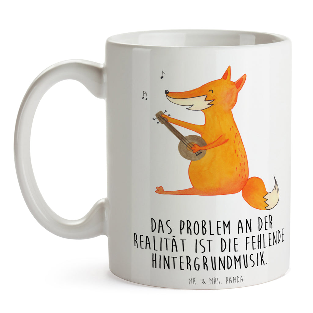 Tasse Fuchs Gitarre Fuchs, Füchse, Geschenk Musiker, Musik Spruch, Musikerin, Sänger, Sängerin, Gitarre,  Becher, Kaffeetasse, Kaffeebecher, Tee, Frühstück, Büro  Fuchs