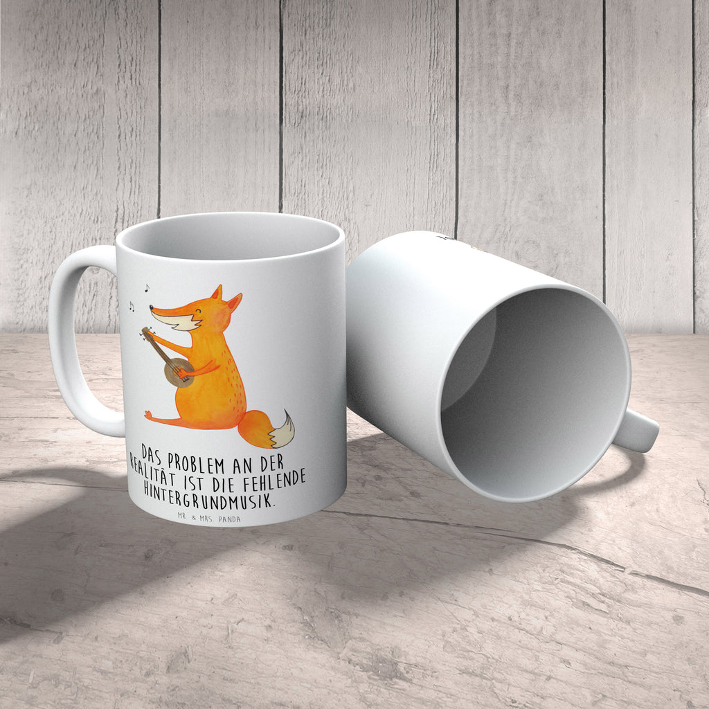 Tasse Fuchs Gitarre Fuchs, Füchse, Geschenk Musiker, Musik Spruch, Musikerin, Sänger, Sängerin, Gitarre,  Becher, Kaffeetasse, Kaffeebecher, Tee, Frühstück, Büro  Fuchs