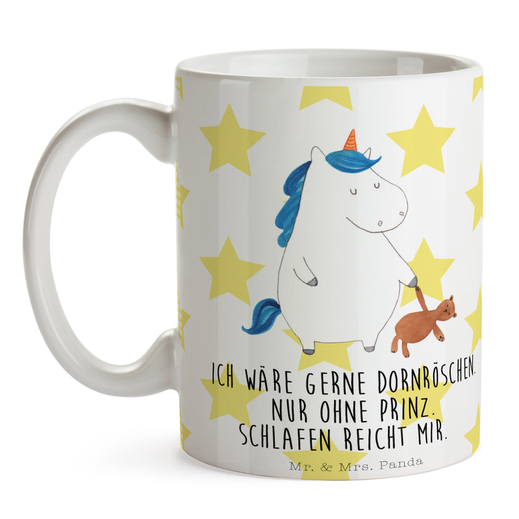 Tasse Einhorn Teddy Einhorn, Einhörner, Unicorn, schlafen, gute Nacht, Single, Bett, Träumen, Freundin, Singleleben Becher, Kaffeetasse, Kaffeebecher, Tee, Frühstück, Büro  Einhorn, Einhörner, Einhorn Deko, Pegasus, Unicorn