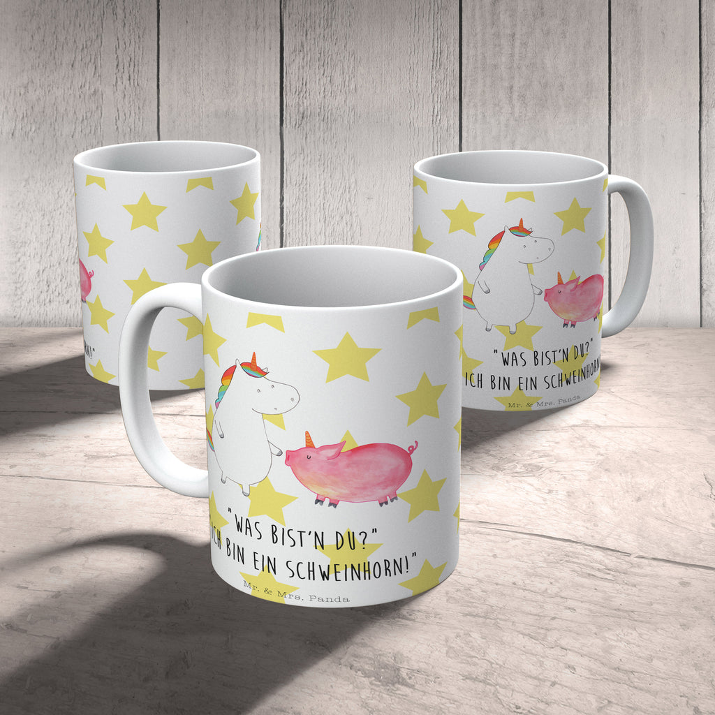 Tasse Einhorn + Schweinhorn Einhörner, Unicorn, Einhorn, Freundschaft, Schweinhorn, Schwein, Freundin, Schweinchen Becher, Kaffeetasse, Kaffeebecher, Tee, Frühstück, Büro  Einhorn, Einhörner, Einhorn Deko, Pegasus, Unicorn