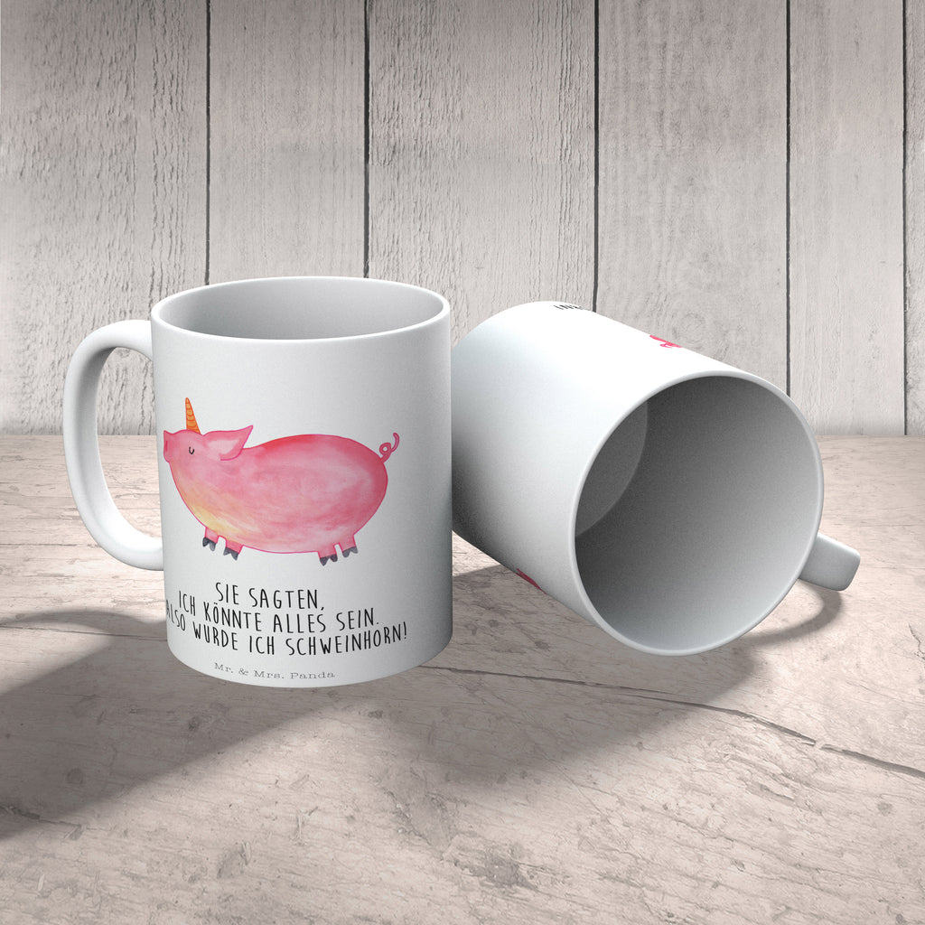 Tasse Einhorn Schweinhorn Einhorn, Einhörner, Unicorn, Party, Spaß, Schwein, Schweinhorn, Bauer, witzig. lustig, Spruch, geschenk, Pig, Piggy, funny, english, englisch Becher, Kaffeetasse, Kaffeebecher, Tee, Frühstück, Büro  Einhorn, Einhörner, Einhorn Deko, Pegasus, Unicorn