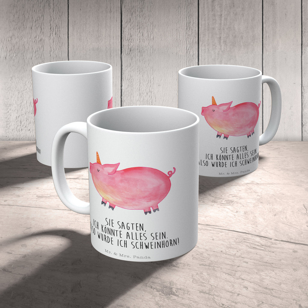 Tasse Einhorn Schweinhorn Einhorn, Einhörner, Unicorn, Party, Spaß, Schwein, Schweinhorn, Bauer, witzig. lustig, Spruch, geschenk, Pig, Piggy, funny, english, englisch Becher, Kaffeetasse, Kaffeebecher, Tee, Frühstück, Büro  Einhorn, Einhörner, Einhorn Deko, Pegasus, Unicorn