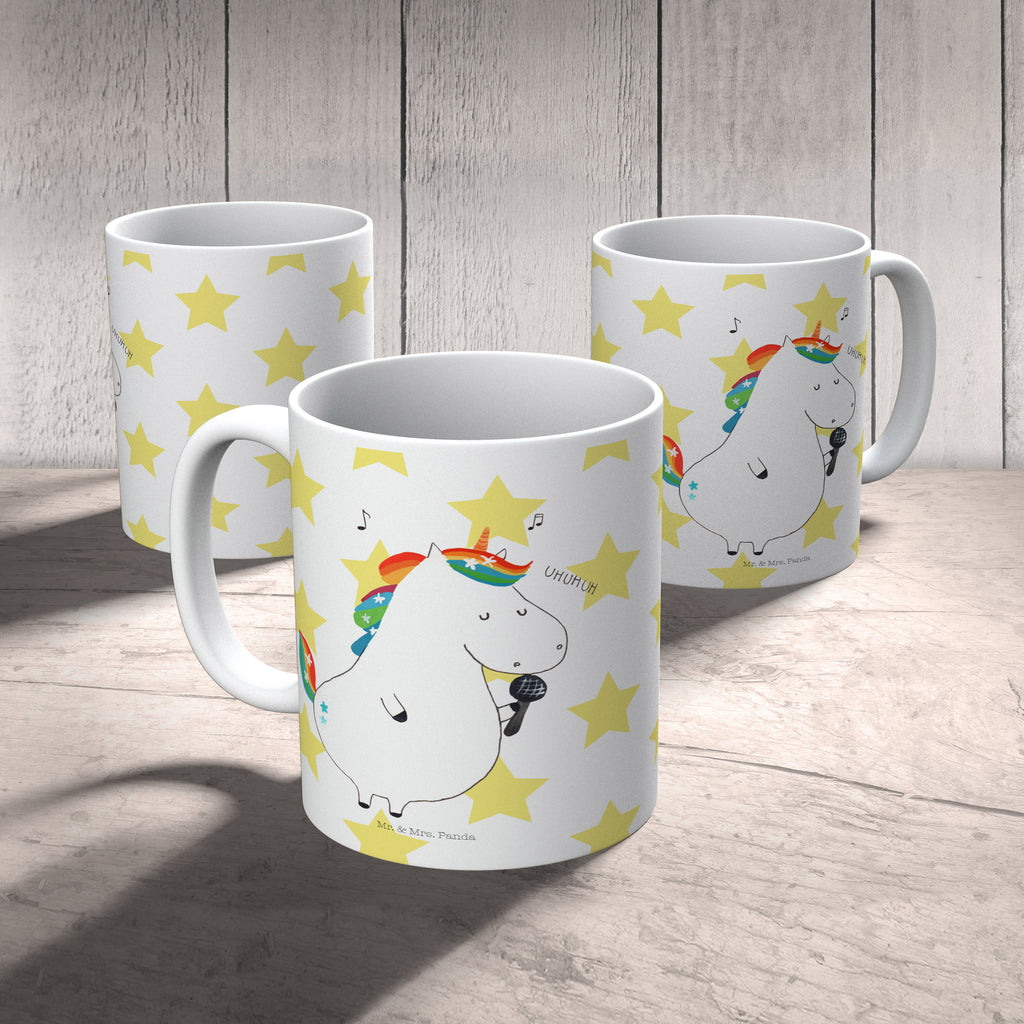 Tasse Einhorn Sänger Einhörner, Unicorn, Einhorn, Glitzer, Konfetti, Party, Geburtstag, Feier, Fest, Disco, Sängerin, Sänger, Freundin,  Becher, Kaffeetasse, Kaffeebecher, Tee, Frühstück, Büro  Einhorn, Einhörner, Einhorn Deko, Pegasus, Unicorn
