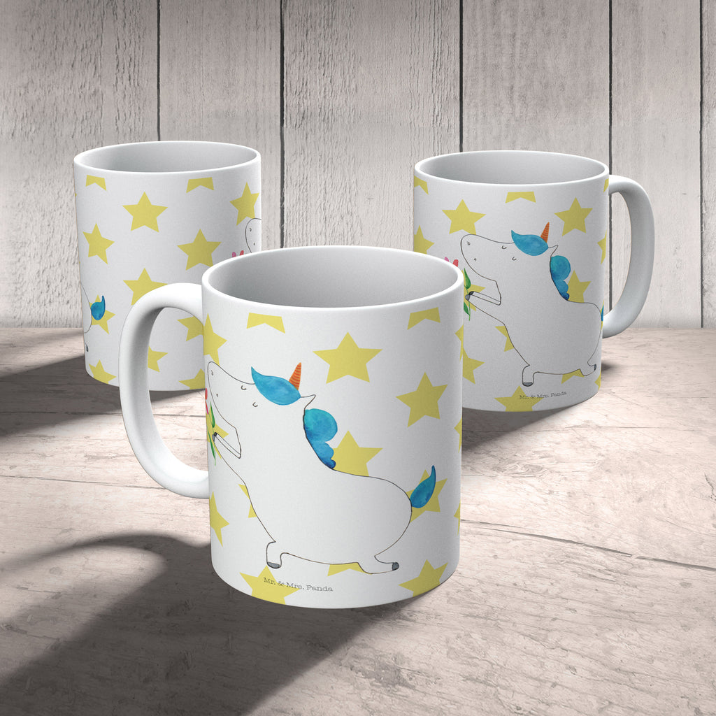 Tasse Einhorn Blume Einhorn, Einhörner, Unicorn, Liebe, Liebesbeweis, Antrag, Heiratsantrag, Verlobung, Ehepaar, Pärchen, Partner, Freund, Freundin, Ehe, heiraten Becher, Kaffeetasse, Kaffeebecher, Tee, Frühstück, Büro  Einhorn, Einhörner, Einhorn Deko, Pegasus, Unicorn