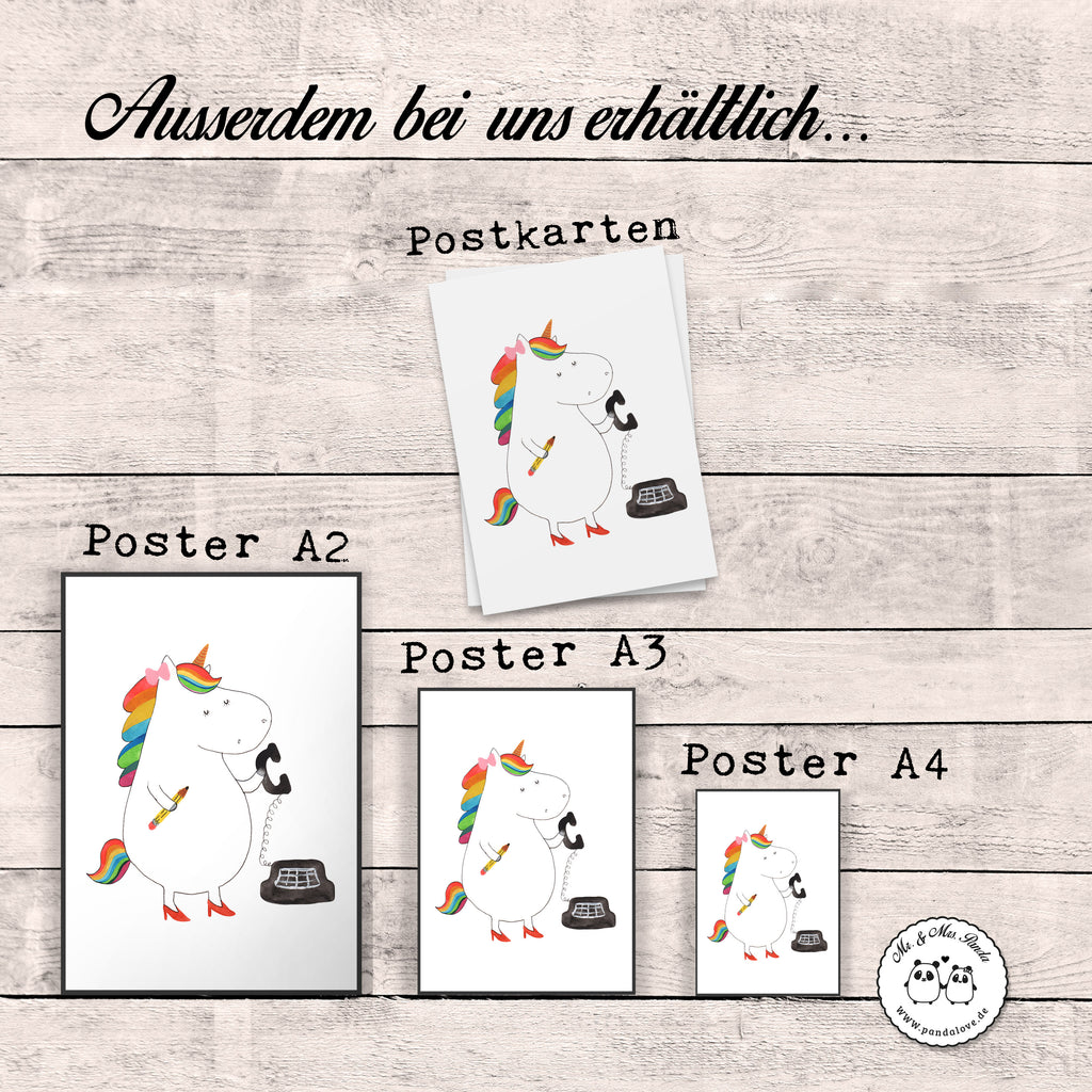 Poster Einhorn Sekretärin Poster, Wandposter, Bild, Wanddeko, Küchenposter, Kinderposter, Wanddeko Bild, Raumdekoration, Wanddekoration, Handgemaltes Poster, Mr. & Mrs. Panda Poster, Designposter, Kunstdruck, Posterdruck, Einhorn, Einhörner, Einhorn Deko, Pegasus, Unicorn, Sekretärin, Büro, Rechtsanwältin, Rechtsanwaltsgehilfin, Steuerbüro, Steuerkanzlei, Bürokraft, Bürohilfe