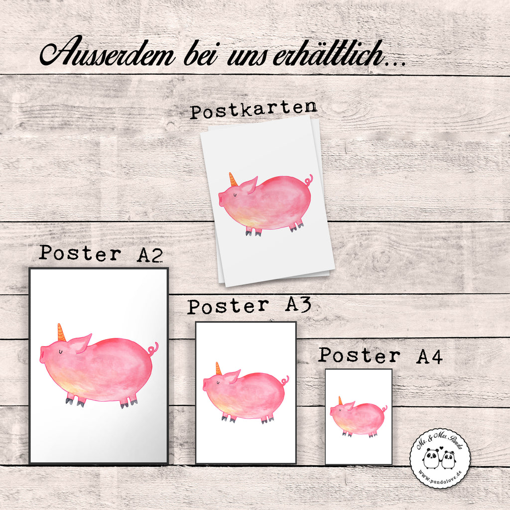 Poster Einhorn Schweinhorn Poster, Wandposter, Bild, Wanddeko, Küchenposter, Kinderposter, Wanddeko Bild, Raumdekoration, Wanddekoration, Handgemaltes Poster, Mr. & Mrs. Panda Poster, Designposter, Kunstdruck, Posterdruck, Einhorn, Einhörner, Einhorn Deko, Pegasus, Unicorn, Party, Spaß, Schwein, Schweinhorn, Bauer, witzig. lustig, Spruch, geschenk, Pig, Piggy, funny, english, englisch