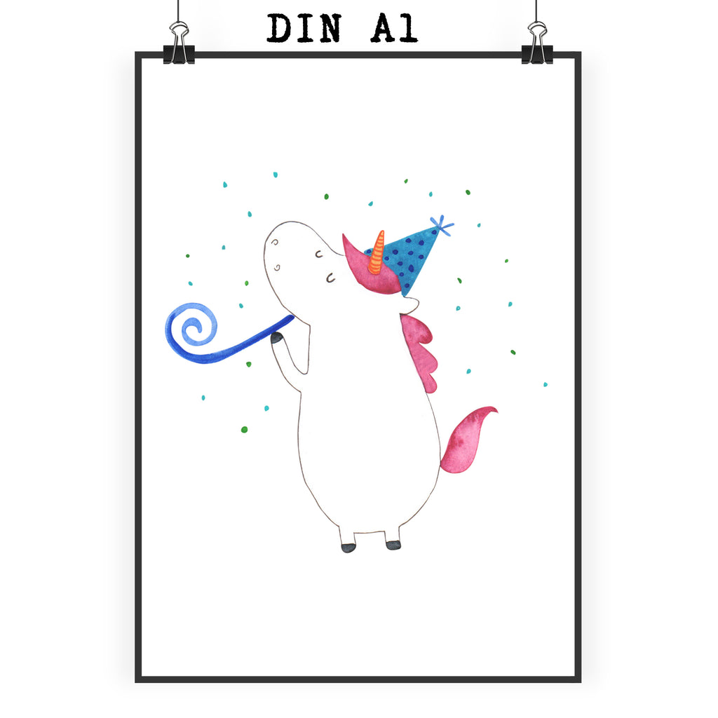Poster Einhorn Party Poster, Wandposter, Bild, Wanddeko, Küchenposter, Kinderposter, Wanddeko Bild, Raumdekoration, Wanddekoration, Handgemaltes Poster, Mr. & Mrs. Panda Poster, Designposter, Kunstdruck, Posterdruck, Einhorn, Einhörner, Einhorn Deko, Pegasus, Unicorn, Glitzer, Konfetti, Party, Geburtstag, Feier, Fest, Alkohol, Disco, Club