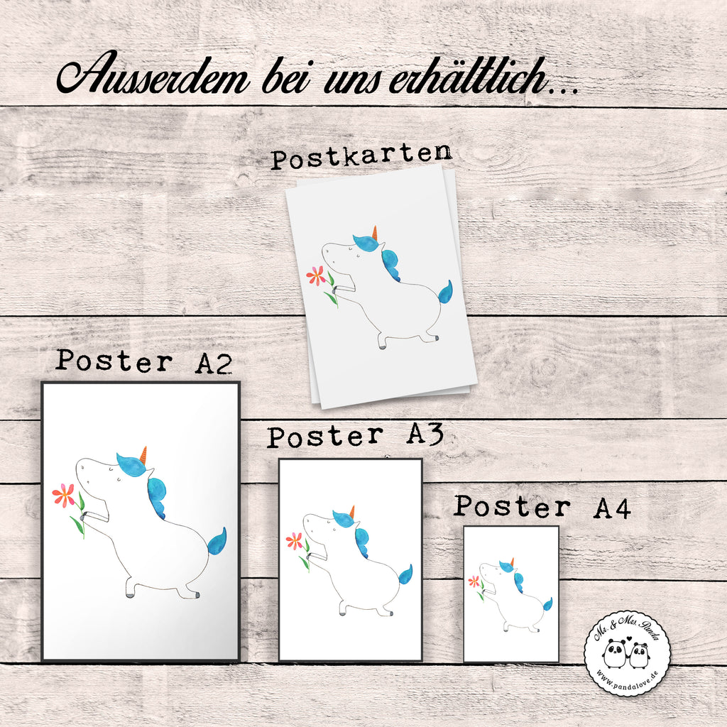 Poster Einhorn Blume Poster, Wandposter, Bild, Wanddeko, Küchenposter, Kinderposter, Wanddeko Bild, Raumdekoration, Wanddekoration, Handgemaltes Poster, Mr. & Mrs. Panda Poster, Designposter, Kunstdruck, Posterdruck, Einhorn, Einhörner, Einhorn Deko, Pegasus, Unicorn, Liebe, Liebesbeweis, Antrag, Heiratsantrag, Verlobung, Ehepaar, Pärchen, Partner, Freund, Freundin, Ehe, heiraten