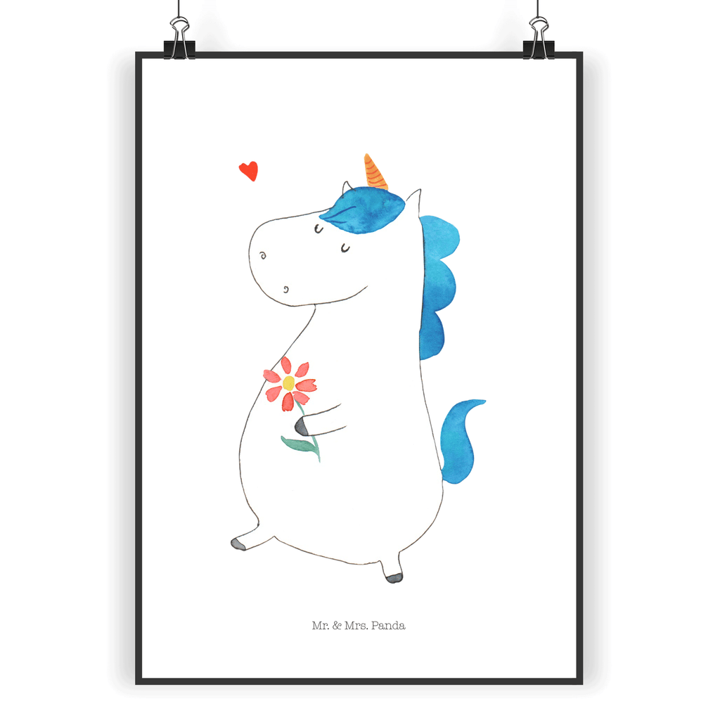 Poster Einhorn Spaziergang Poster, Wandposter, Bild, Wanddeko, Küchenposter, Kinderposter, Wanddeko Bild, Raumdekoration, Wanddekoration, Handgemaltes Poster, Mr. & Mrs. Panda Poster, Designposter, Kunstdruck, Posterdruck, Einhorn, Einhörner, Einhorn Deko, Pegasus, Unicorn, Glitzer, Blumen, Spaziergang, Motivation, Gute Laune, Freude, Freundin, Mutter, Schwester