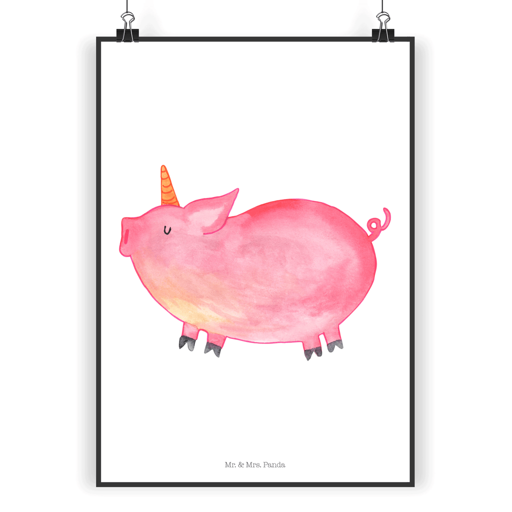 Poster Einhorn Schweinhorn Poster, Wandposter, Bild, Wanddeko, Küchenposter, Kinderposter, Wanddeko Bild, Raumdekoration, Wanddekoration, Handgemaltes Poster, Mr. & Mrs. Panda Poster, Designposter, Kunstdruck, Posterdruck, Einhorn, Einhörner, Einhorn Deko, Pegasus, Unicorn, Party, Spaß, Schwein, Schweinhorn, Bauer, witzig. lustig, Spruch, geschenk, Pig, Piggy, funny, english, englisch