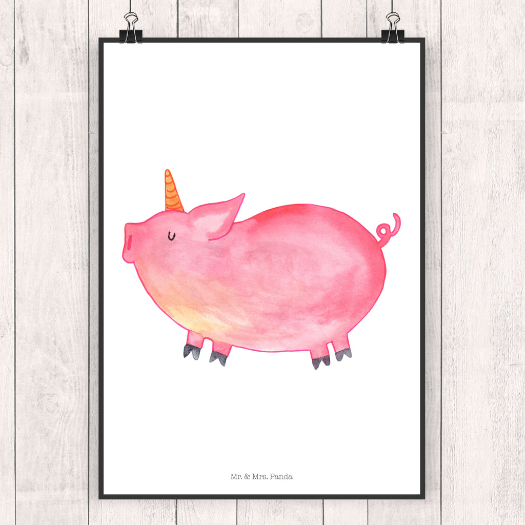 Poster Einhorn Schweinhorn Poster, Wandposter, Bild, Wanddeko, Küchenposter, Kinderposter, Wanddeko Bild, Raumdekoration, Wanddekoration, Handgemaltes Poster, Mr. & Mrs. Panda Poster, Designposter, Kunstdruck, Posterdruck, Einhorn, Einhörner, Einhorn Deko, Pegasus, Unicorn, Party, Spaß, Schwein, Schweinhorn, Bauer, witzig. lustig, Spruch, geschenk, Pig, Piggy, funny, english, englisch