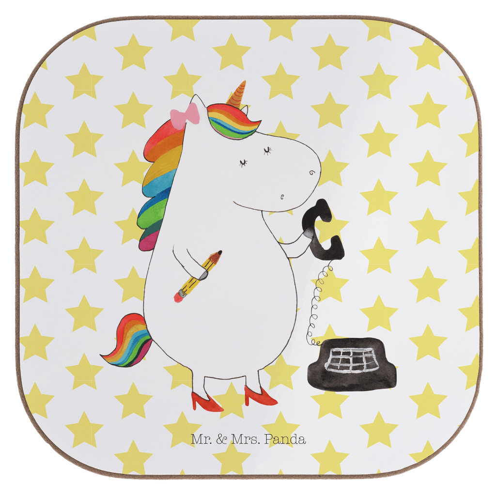 Quadratische Untersetzer Einhorn Sekretärin Bierdeckel, Glasuntersetzer, Untersetzer Gläser, Getränkeuntersetzer, Einhorn, Einhörner, Einhorn Deko, Pegasus, Unicorn, Sekretärin, Büro, Rechtsanwältin, Rechtsanwaltsgehilfin, Steuerbüro, Steuerkanzlei, Bürokraft, Bürohilfe