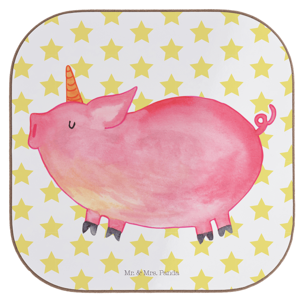 Quadratische Untersetzer Einhorn Schweinhorn Bierdeckel, Glasuntersetzer, Untersetzer Gläser, Getränkeuntersetzer, Einhorn, Einhörner, Einhorn Deko, Pegasus, Unicorn, Party, Spaß, Schwein, Schweinhorn, Bauer, witzig. lustig, Spruch, geschenk, Pig, Piggy, funny, english, englisch