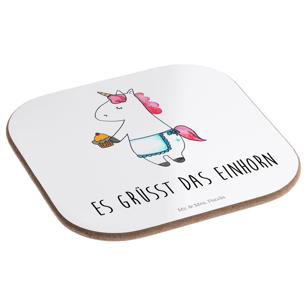 Quadratische Untersetzer Einhorn Muffin Bierdeckel, Glasuntersetzer, Untersetzer Gläser, Getränkeuntersetzer, Einhorn, Einhörner, Einhorn Deko, Pegasus, Unicorn, Geburtstag, Backen, Muffin, Kekse, Geburtstagsgrüße, Glückwünsche, Liebesgrüße, Grüße