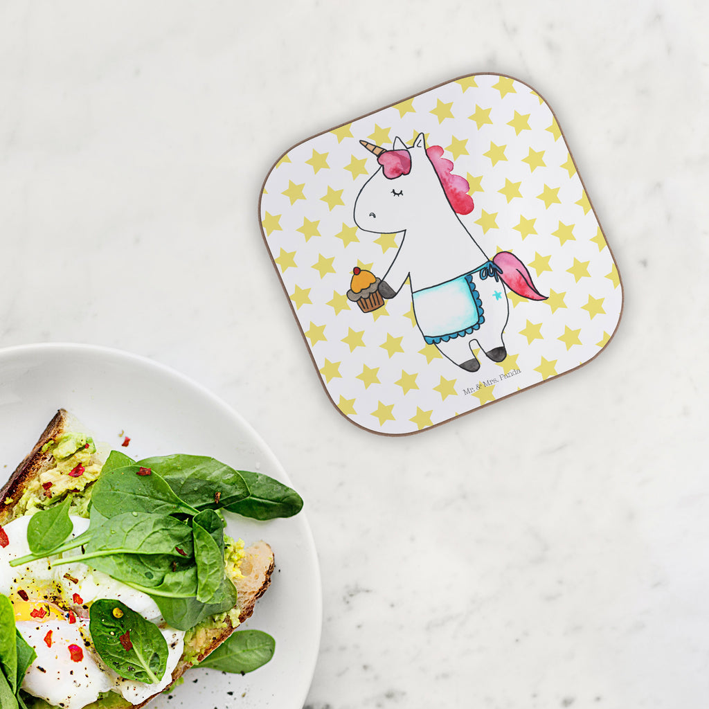 Quadratische Untersetzer Einhorn Muffin Bierdeckel, Glasuntersetzer, Untersetzer Gläser, Getränkeuntersetzer, Einhorn, Einhörner, Einhorn Deko, Pegasus, Unicorn, Geburtstag, Backen, Muffin, Kekse, Geburtstagsgrüße, Glückwünsche, Liebesgrüße, Grüße