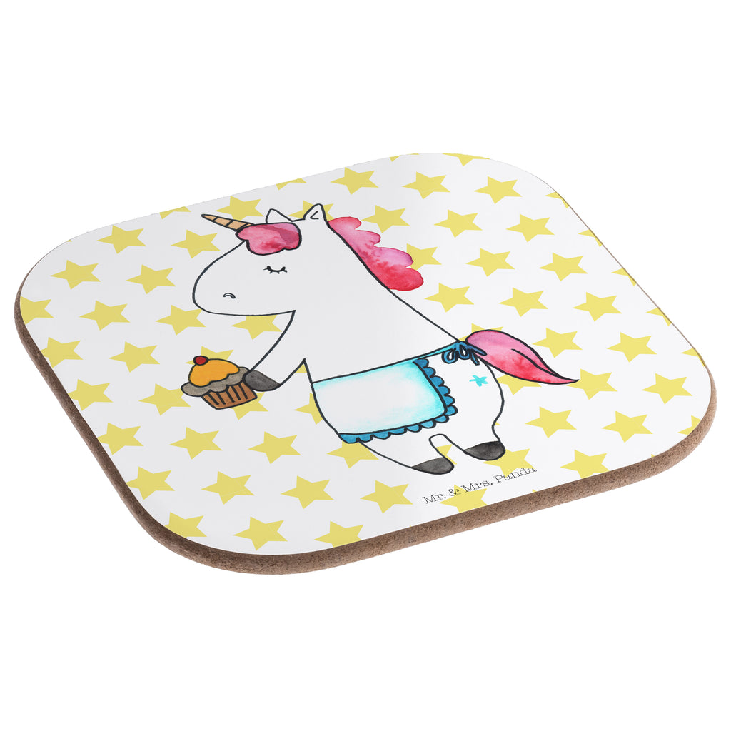 Quadratische Untersetzer Einhorn Muffin Bierdeckel, Glasuntersetzer, Untersetzer Gläser, Getränkeuntersetzer, Einhorn, Einhörner, Einhorn Deko, Pegasus, Unicorn, Geburtstag, Backen, Muffin, Kekse, Geburtstagsgrüße, Glückwünsche, Liebesgrüße, Grüße