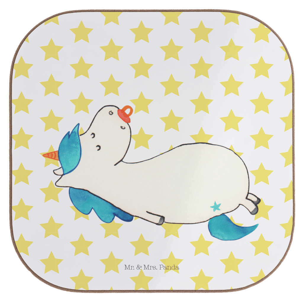 Quadratische Untersetzer Einhorn Schnullie Bierdeckel, Glasuntersetzer, Untersetzer Gläser, Getränkeuntersetzer, Einhorn, Einhörner, Einhorn Deko, Pegasus, Unicorn, Baby, Kleinkind, Geburt, Geburtstag, Säugling, Schnuller, Geschenk Geburt, Mutter, Mama