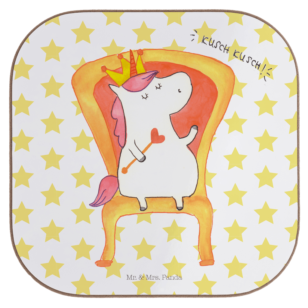 Quadratische Untersetzer Einhorn König Bierdeckel, Glasuntersetzer, Untersetzer Gläser, Getränkeuntersetzer, Einhorn, Einhörner, Einhorn Deko, Pegasus, Unicorn, König, Präsident, Bundeskanzler, Herrscher, Kaiser, Prinzessin, Krone
