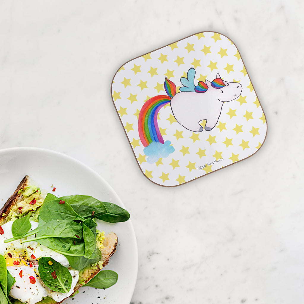 Quadratische Untersetzer Einhorn Pegasus Bierdeckel, Glasuntersetzer, Untersetzer Gläser, Getränkeuntersetzer, Einhorn, Einhörner, Einhorn Deko, Pegasus, Unicorn, Regenbogen, Spielen, Realität, Glitzer, Erwachsenwerden