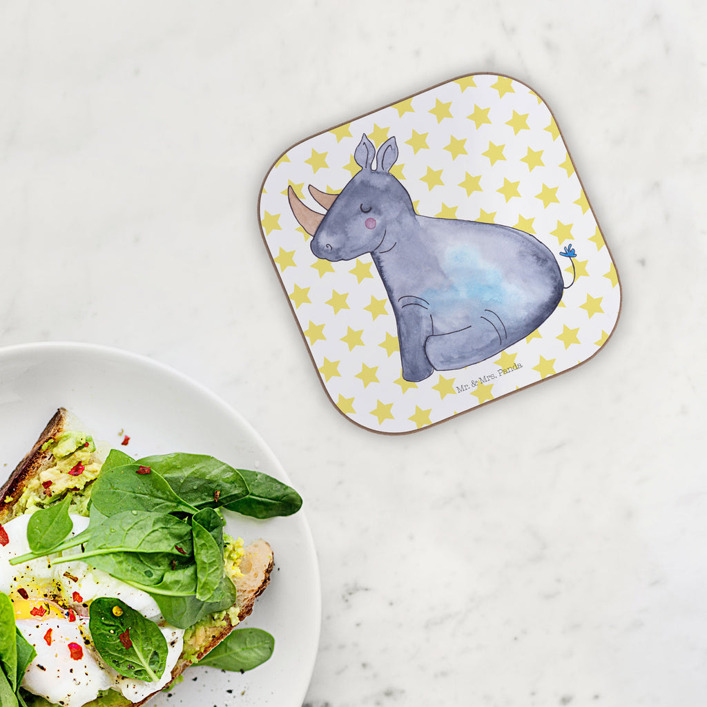 Quadratische Untersetzer Einhorn Nashorn Bierdeckel, Glasuntersetzer, Untersetzer Gläser, Getränkeuntersetzer, Einhorn, Einhörner, Einhorn Deko, Pegasus, Unicorn, Regenbogen, witzig, lustig, Zoo, Glitzer, Einhornpower, Erwachsenwerden, Nashorn, Nashörner