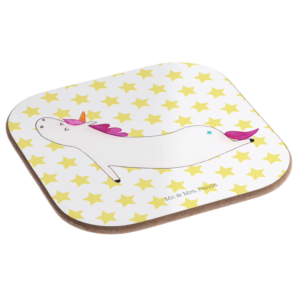 Quadratische Untersetzer Einhorn Yoga Bierdeckel, Glasuntersetzer, Untersetzer Gläser, Getränkeuntersetzer, Einhorn, Einhörner, Einhorn Deko, Pegasus, Unicorn, Yoga, Namaste, Achtsamkeit, Entspannung, Joga, Yogamatte, Sport, lustig, witzig, süß
