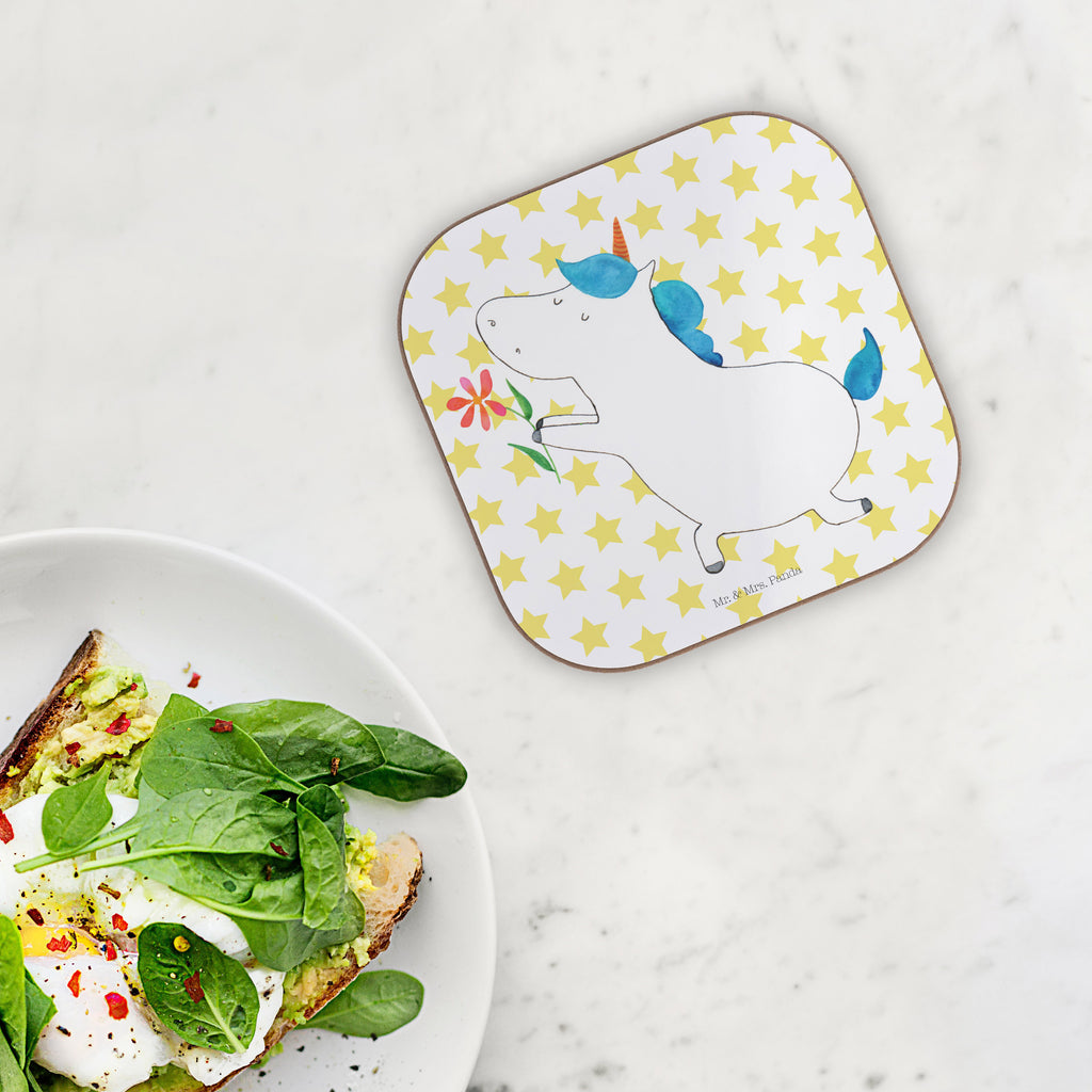 Quadratische Untersetzer Einhorn Blume Bierdeckel, Glasuntersetzer, Untersetzer Gläser, Getränkeuntersetzer, Einhorn, Einhörner, Einhorn Deko, Pegasus, Unicorn, Liebe, Liebesbeweis, Antrag, Heiratsantrag, Verlobung, Ehepaar, Pärchen, Partner, Freund, Freundin, Ehe, heiraten