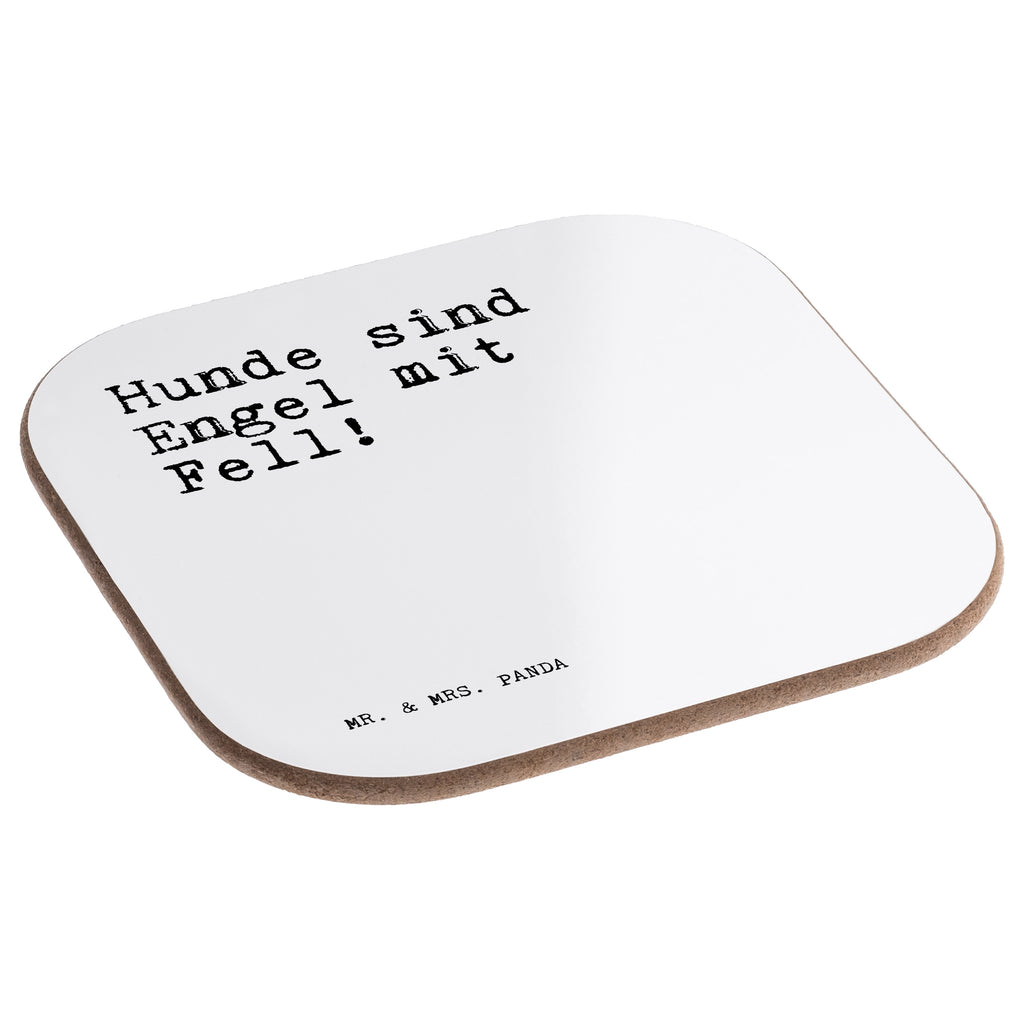 Quadratische Untersetzer Sprüche und Zitate Hunde sind Engel mit Fell! Bierdeckel, Glasuntersetzer, Untersetzer Gläser, Getränkeuntersetzer, Spruch, Sprüche, lustig, Weisheiten, Zitate, Spruch Sprüche Weisheiten Zitate Lustig Weisheit Worte
