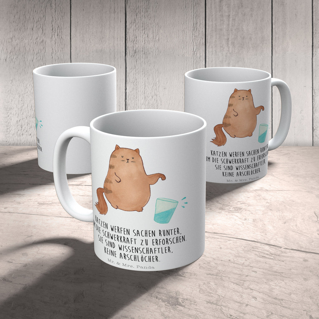 Tasse Katze Wasserglas Katzen, Katze, Kater, Mietze, Cat, Cats, Katzenhalter, Katzenbesitzerin, Haustier, Katzenliebhaber, Wasser, Glas,	 Becher, Kaffeetasse, Kaffeebecher, Tee, Frühstück, Büro  Katze, Katzenmotiv, Katzenfan, Katzendeko, Katzenfreund, Katzenliebhaber, Katzenprodukte, Katzenartikel, Katzenaccessoires, Katzensouvenirs, Katzenliebhaberprodukte, Katzenmotive