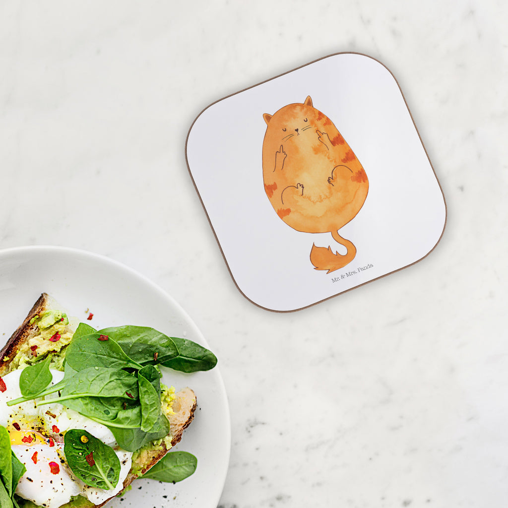 Quadratische Untersetzer Katze Mittelfinger Bierdeckel, Glasuntersetzer, Untersetzer Gläser, Getränkeuntersetzer, Katze, Katzenmotiv, Katzenfan, Katzendeko, Katzenfreund, Katzenliebhaber, Katzenprodukte, Katzenartikel, Katzenaccessoires, Katzensouvenirs, Katzenliebhaberprodukte, Katzenmotive, Katzen, Kater, Mietze, Cat, Cats