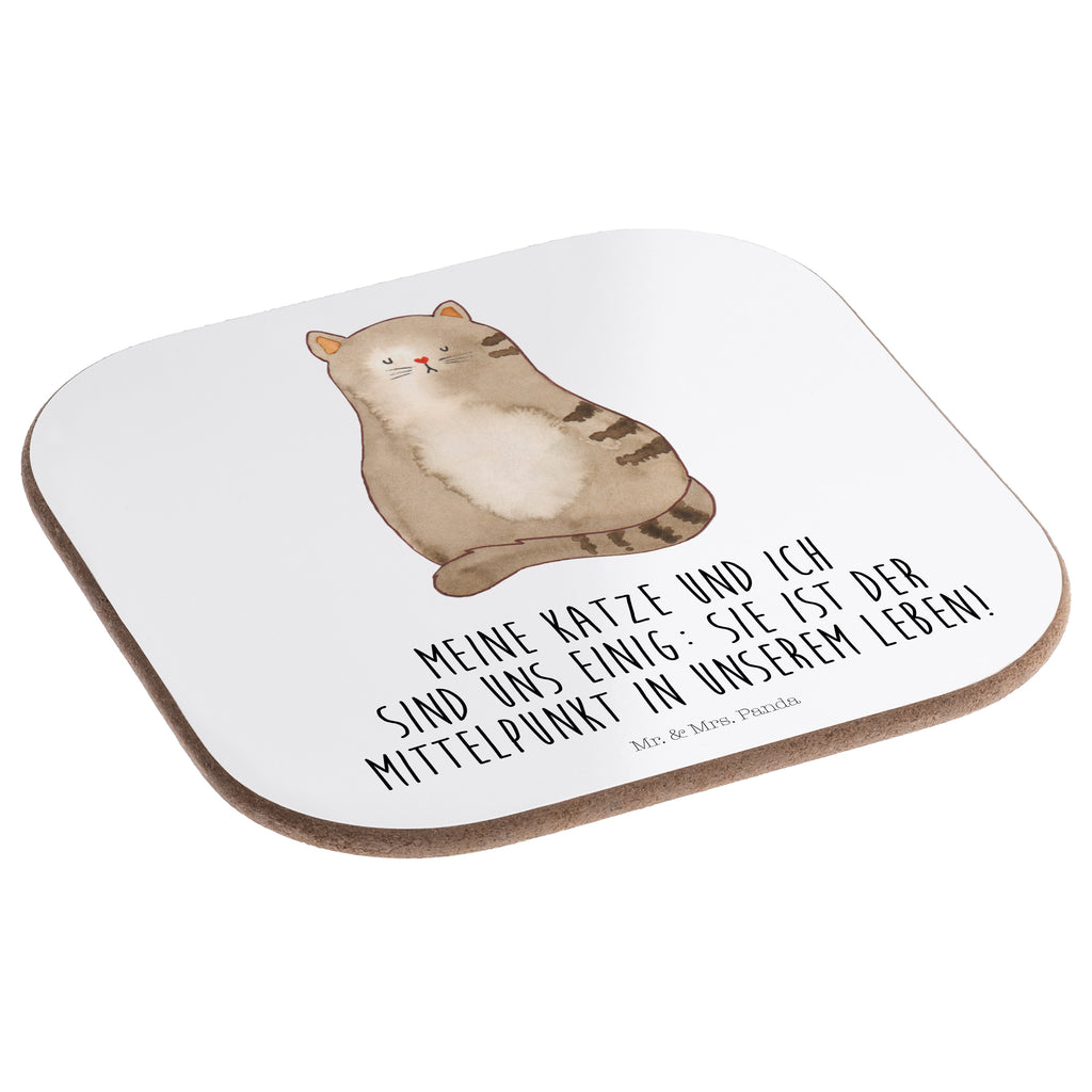 Quadratische Untersetzer Katze sitzend Bierdeckel, Glasuntersetzer, Untersetzer Gläser, Getränkeuntersetzer, Katze, Katzenmotiv, Katzenfan, Katzendeko, Katzenfreund, Katzenliebhaber, Katzenprodukte, Katzenartikel, Katzenaccessoires, Katzensouvenirs, Katzenliebhaberprodukte, Katzenmotive, Katzen, Kater, Mietze, Cat, Cats, Katzenhalter, Katzenbesitzerin, Haustier, Katzenliebe, Lebensinhalt, Liebe, Mittelpunkt, Familie