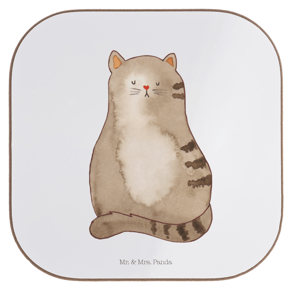 Quadratische Untersetzer Katze sitzend Bierdeckel, Glasuntersetzer, Untersetzer Gläser, Getränkeuntersetzer, Katze, Katzenmotiv, Katzenfan, Katzendeko, Katzenfreund, Katzenliebhaber, Katzenprodukte, Katzenartikel, Katzenaccessoires, Katzensouvenirs, Katzenliebhaberprodukte, Katzenmotive, Katzen, Kater, Mietze, Cat, Cats, Katzenhalter, Katzenbesitzerin, Haustier, Katzenliebe, Lebensinhalt, Liebe, Mittelpunkt, Familie