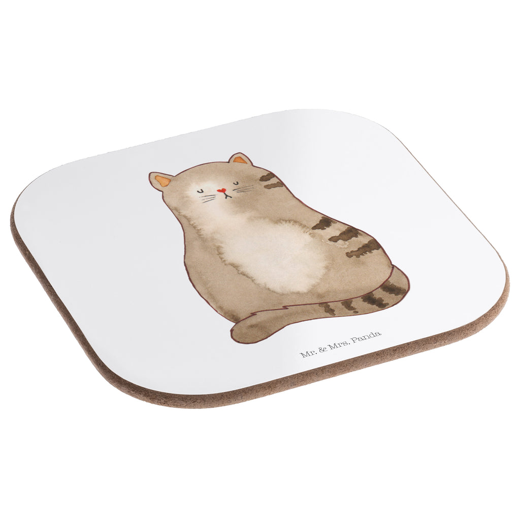 Quadratische Untersetzer Katze sitzend Bierdeckel, Glasuntersetzer, Untersetzer Gläser, Getränkeuntersetzer, Katze, Katzenmotiv, Katzenfan, Katzendeko, Katzenfreund, Katzenliebhaber, Katzenprodukte, Katzenartikel, Katzenaccessoires, Katzensouvenirs, Katzenliebhaberprodukte, Katzenmotive, Katzen, Kater, Mietze, Cat, Cats, Katzenhalter, Katzenbesitzerin, Haustier, Katzenliebe, Lebensinhalt, Liebe, Mittelpunkt, Familie