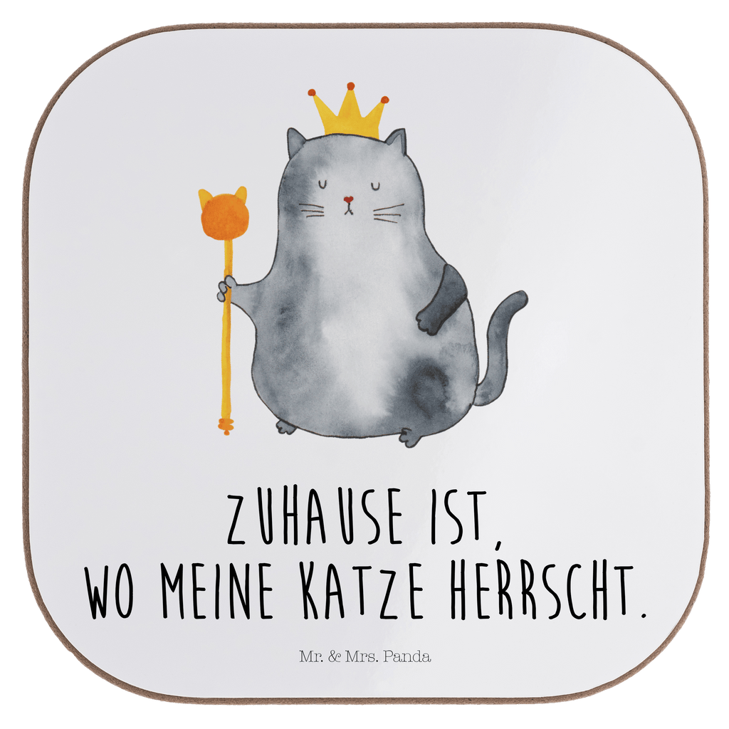 Quadratische Untersetzer Katzen Koenig Bierdeckel, Glasuntersetzer, Untersetzer Gläser, Getränkeuntersetzer, Katze, Katzenmotiv, Katzenfan, Katzendeko, Katzenfreund, Katzenliebhaber, Katzenprodukte, Katzenartikel, Katzenaccessoires, Katzensouvenirs, Katzenliebhaberprodukte, Katzenmotive, Katzen, Kater, Mietze, Cat, Cats, Katzenhalter, Katzenbesitzerin, Haustier, König, Königin, Queen, Familie, Mietzhaus, Wohnung, erste eigenen Wohnung, Umzug, Einzug