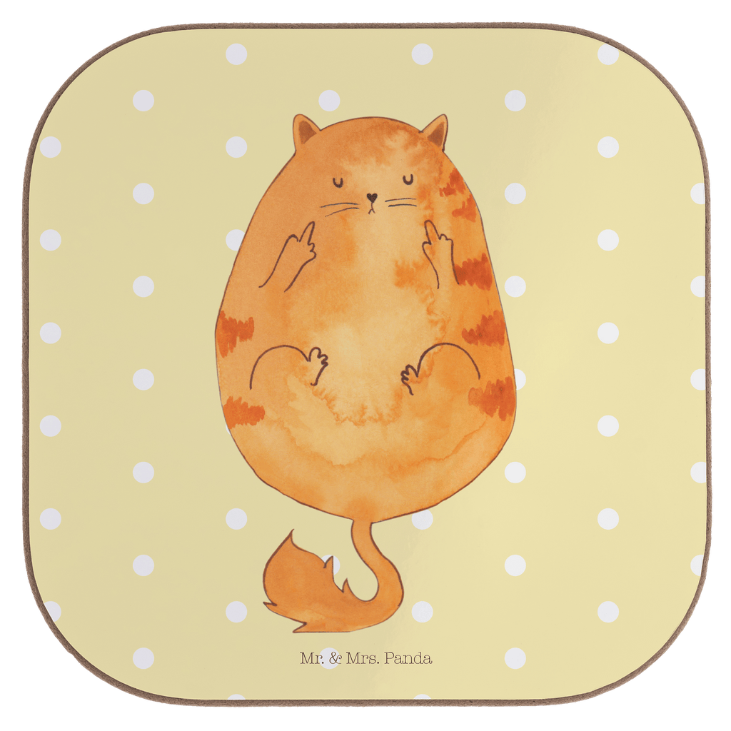 Quadratische Untersetzer Katze Mittelfinger Bierdeckel, Glasuntersetzer, Untersetzer Gläser, Getränkeuntersetzer, Katze, Katzenmotiv, Katzenfan, Katzendeko, Katzenfreund, Katzenliebhaber, Katzenprodukte, Katzenartikel, Katzenaccessoires, Katzensouvenirs, Katzenliebhaberprodukte, Katzenmotive, Katzen, Kater, Mietze, Cat, Cats