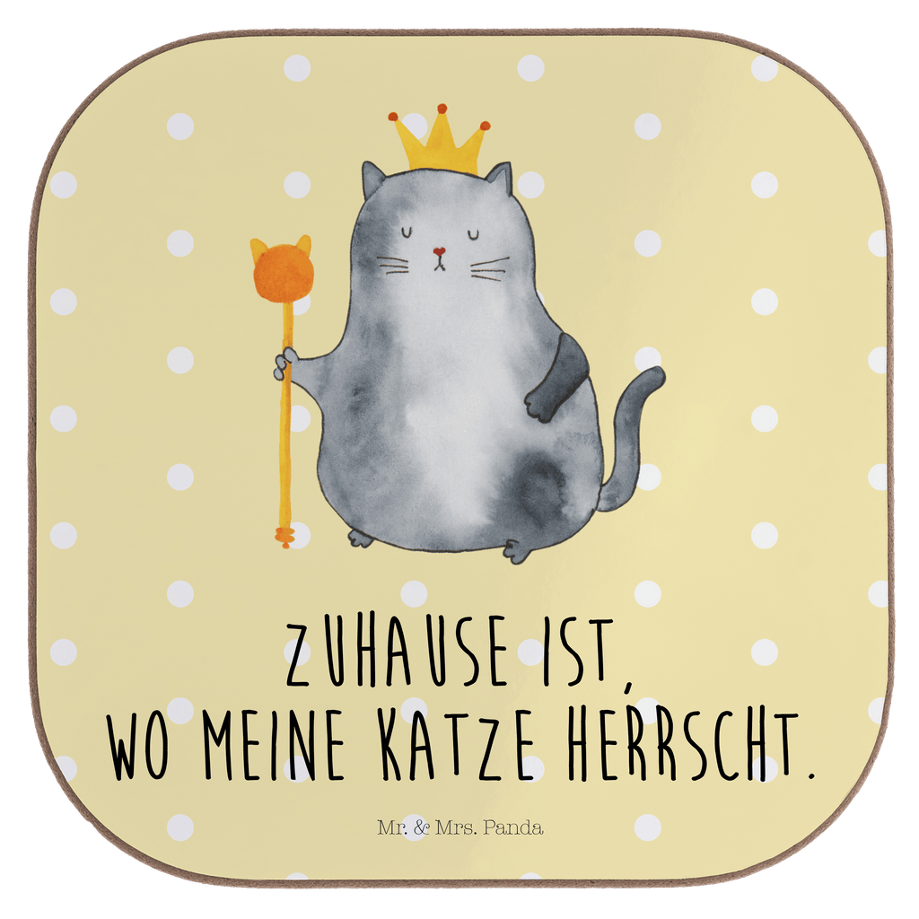 Quadratische Untersetzer Katzen Koenig Bierdeckel, Glasuntersetzer, Untersetzer Gläser, Getränkeuntersetzer, Katze, Katzenmotiv, Katzenfan, Katzendeko, Katzenfreund, Katzenliebhaber, Katzenprodukte, Katzenartikel, Katzenaccessoires, Katzensouvenirs, Katzenliebhaberprodukte, Katzenmotive, Katzen, Kater, Mietze, Cat, Cats, Katzenhalter, Katzenbesitzerin, Haustier, König, Königin, Queen, Familie, Mietzhaus, Wohnung, erste eigenen Wohnung, Umzug, Einzug