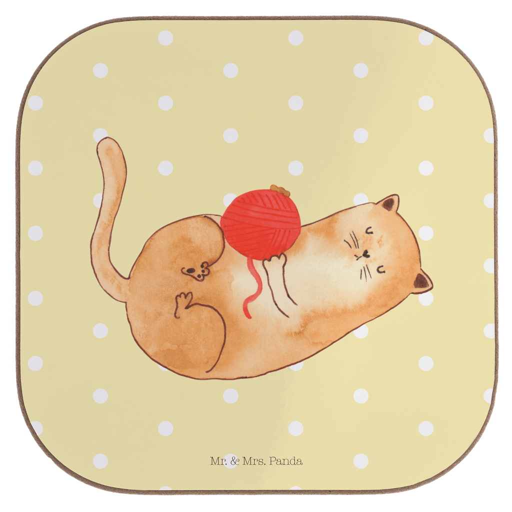 Quadratische Untersetzer Katzen Wollknäul Bierdeckel, Glasuntersetzer, Untersetzer Gläser, Getränkeuntersetzer, Katze, Katzenmotiv, Katzenfan, Katzendeko, Katzenfreund, Katzenliebhaber, Katzenprodukte, Katzenartikel, Katzenaccessoires, Katzensouvenirs, Katzenliebhaberprodukte, Katzenmotive, Katzen, Kater, Mietze, Cat, Cats, Katzenhalter, Katzenbesitzerin, Haustier, Wollknäuel, Wolle, Spielen, Spiel, verspielt