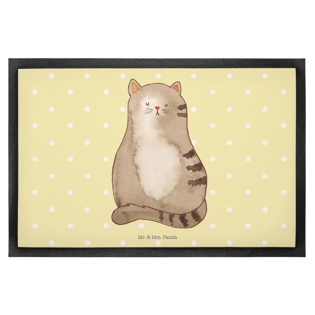 Fußmatte Katze sitzend Katzen, Katze, Kater, Mietze, Cat, Cats, Katzenhalter, Katzenbesitzerin, Haustier, Katzenliebe, Lebensinhalt, Liebe, Mittelpunkt, Familie Türvorleger, Schmutzmatte, Fußabtreter, Matte, Schmutzfänger, Fußabstreifer, Schmutzfangmatte, Türmatte, Motivfußmatte,  Haustürmatte, Vorleger  Katze, Katzenmotiv, Katzenfan, Katzendeko, Katzenfreund, Katzenliebhaber, Katzenprodukte, Katzenartikel, Katzenaccessoires, Katzensouvenirs, Katzenliebhaberprodukte, Katzenmotive