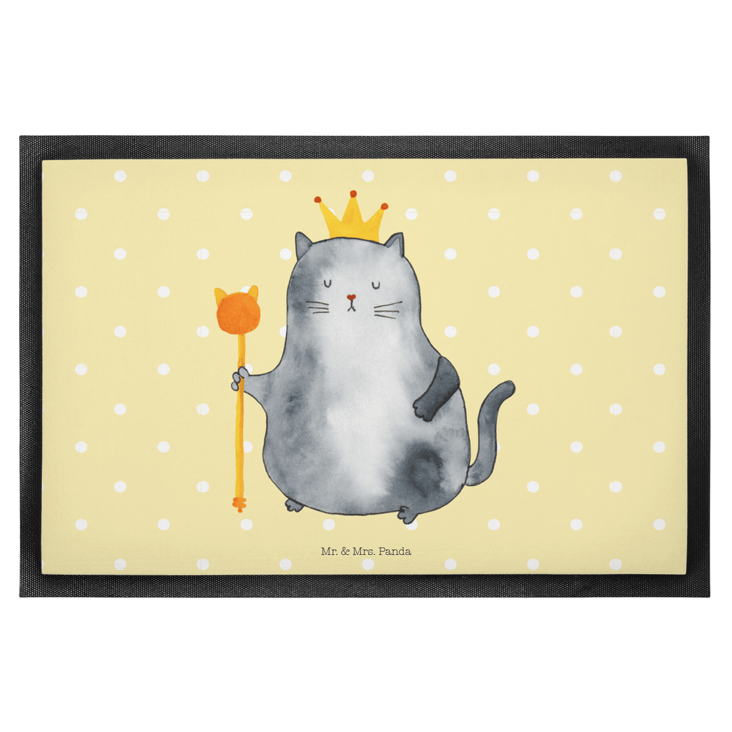 Fußmatte Katzen Koenig Katzen, Katze, Kater, Mietze, Cat, Cats, Katzenhalter, Katzenbesitzerin, Haustier, König, Königin, Queen, Familie, Mietzhaus, Wohnung, erste eigenen Wohnung, Umzug, Einzug	 Türvorleger, Schmutzmatte, Fußabtreter, Matte, Schmutzfänger, Fußabstreifer, Schmutzfangmatte, Türmatte, Motivfußmatte,  Haustürmatte, Vorleger  Katze, Katzenmotiv, Katzenfan, Katzendeko, Katzenfreund, Katzenliebhaber, Katzenprodukte, Katzenartikel, Katzenaccessoires, Katzensouvenirs, Katzenliebhaberprodukte, Katzenmotive
