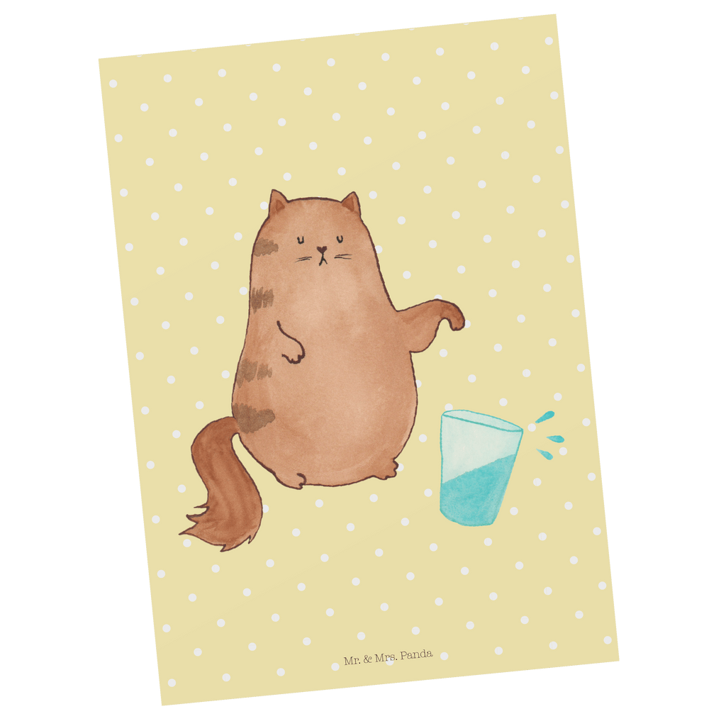 Postkarte Katze Wasserglas Geschenkkarte, Grußkarte, Karte, Einladung, Ansichtskarte, Geburtstagskarte, Einladungskarte, Dankeskarte, Katze, Katzenmotiv, Katzenfan, Katzendeko, Katzenfreund, Katzenliebhaber, Katzenprodukte, Katzenartikel, Katzenaccessoires, Katzensouvenirs, Katzenliebhaberprodukte, Katzenmotive, Katzen, Kater, Mietze, Cat, Cats, Katzenhalter, Katzenbesitzerin, Haustier, Wasser, Glas