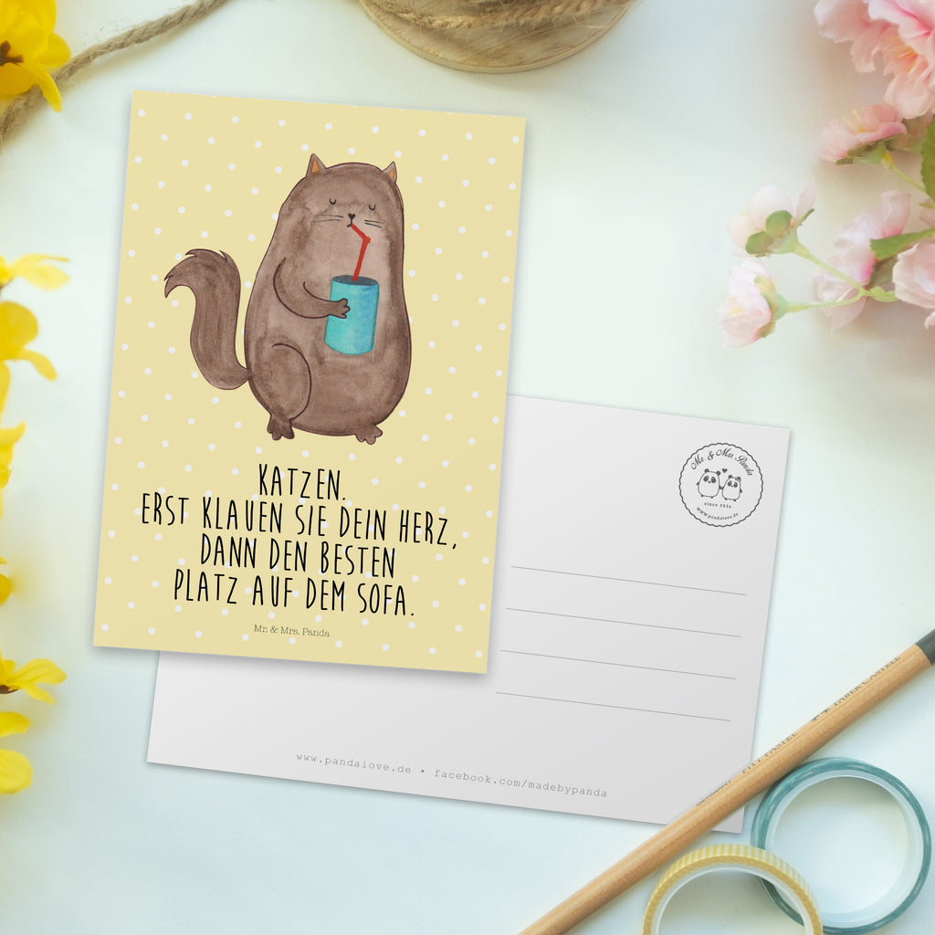 Postkarte Katze Dose Geschenkkarte, Grußkarte, Karte, Einladung, Ansichtskarte, Geburtstagskarte, Einladungskarte, Katze, Katzenmotiv, Katzenfan, Katzendeko, Katzenfreund, Katzenliebhaber, Katzenprodukte, Katzenartikel, Katzenaccessoires, Katzensouvenirs, Katzenliebhaberprodukte, Katzenmotive, Katzen, Kater, Mietze, Cat, Cats, Katzenhalter, Katzenbesitzerin, Haustier, Futter, Katzenfutter