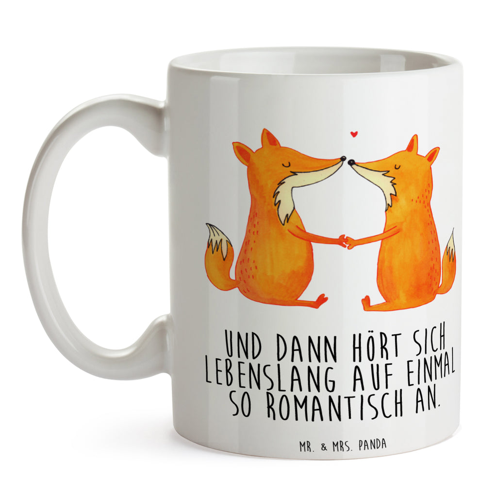 Tasse Füchse Liebe Fuchs, Füchse, Fox, Liebe, Liebespaar, Paar, Partner, Freundin, Freund, Ehe, Verlobte, Ehemann, Ehefrau, Liebesbeweis Becher, Kaffeetasse, Kaffeebecher, Tee, Frühstück, Büro  Fuchs