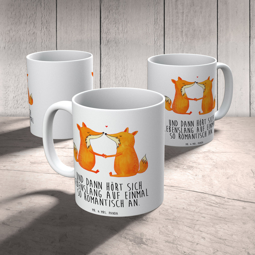 Tasse Füchse Liebe Fuchs, Füchse, Fox, Liebe, Liebespaar, Paar, Partner, Freundin, Freund, Ehe, Verlobte, Ehemann, Ehefrau, Liebesbeweis Becher, Kaffeetasse, Kaffeebecher, Tee, Frühstück, Büro  Fuchs