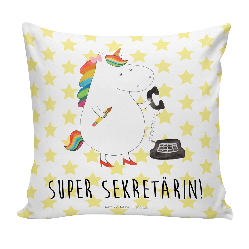 40x40 Kissen Einhorn Sekretärin Kissenhülle, Kopfkissen, Sofakissen, Dekokissen, Motivkissen, Einhorn, Einhörner, Einhorn Deko, Pegasus, Unicorn, Sekretärin, Büro, Rechtsanwältin, Rechtsanwaltsgehilfin, Steuerbüro, Steuerkanzlei, Bürokraft, Bürohilfe
