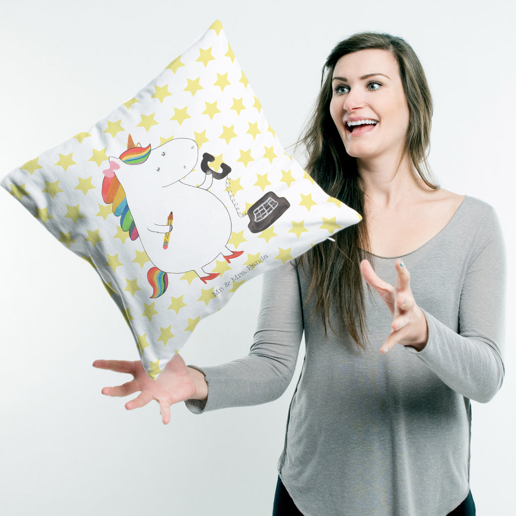 40x40 Kissen Einhorn Sekretärin Kissenhülle, Kopfkissen, Sofakissen, Dekokissen, Motivkissen, Einhorn, Einhörner, Einhorn Deko, Pegasus, Unicorn, Sekretärin, Büro, Rechtsanwältin, Rechtsanwaltsgehilfin, Steuerbüro, Steuerkanzlei, Bürokraft, Bürohilfe