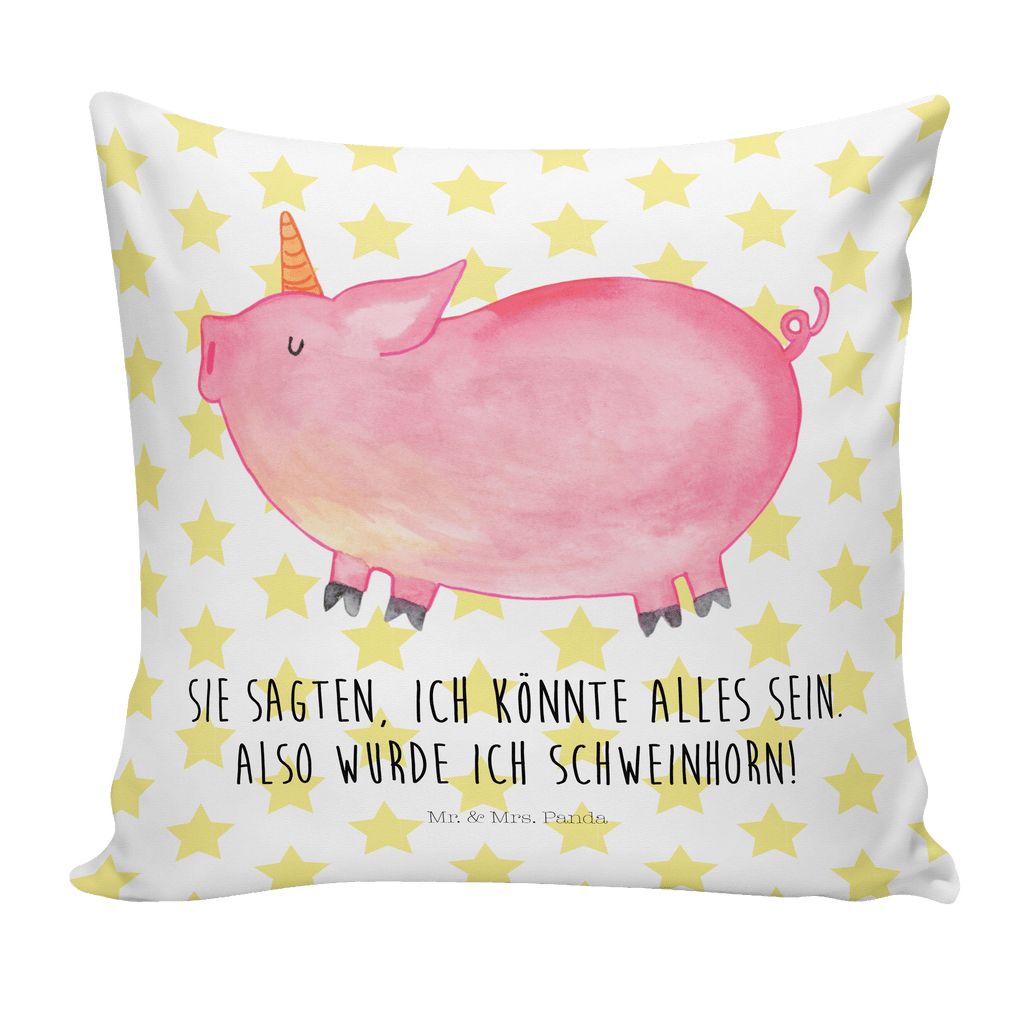 40x40 Kissen Einhorn Schweinhorn Kissenhülle, Kopfkissen, Sofakissen, Dekokissen, Motivkissen, Einhorn, Einhörner, Einhorn Deko, Pegasus, Unicorn, Party, Spaß, Schwein, Schweinhorn, Bauer, witzig. lustig, Spruch, geschenk, Pig, Piggy, funny, english, englisch