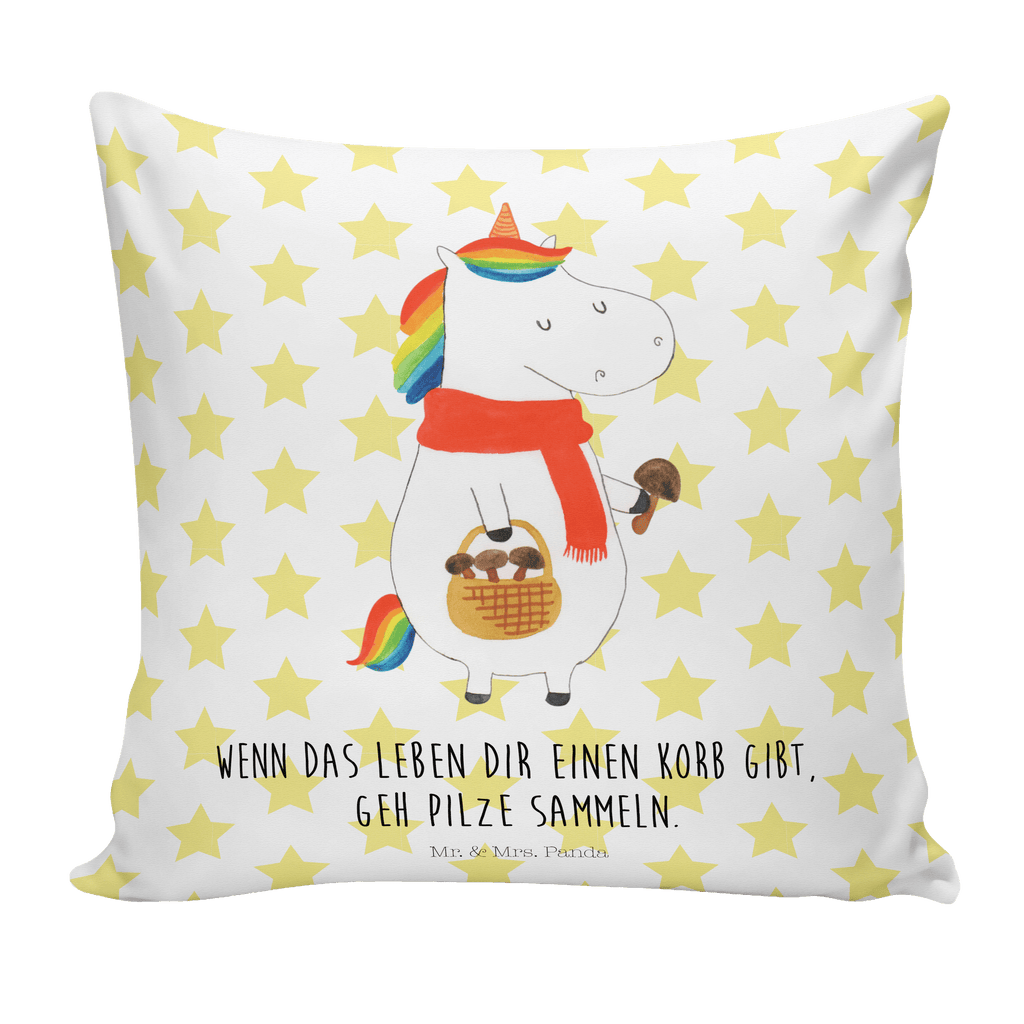 40x40 Kissen Einhorn Pilz Kissenhülle, Kopfkissen, Sofakissen, Dekokissen, Motivkissen, Einhorn, Einhörner, Einhorn Deko, Pegasus, Unicorn, Pilze, Pilzsammler, Motivation, Spruch, Liebeskummer