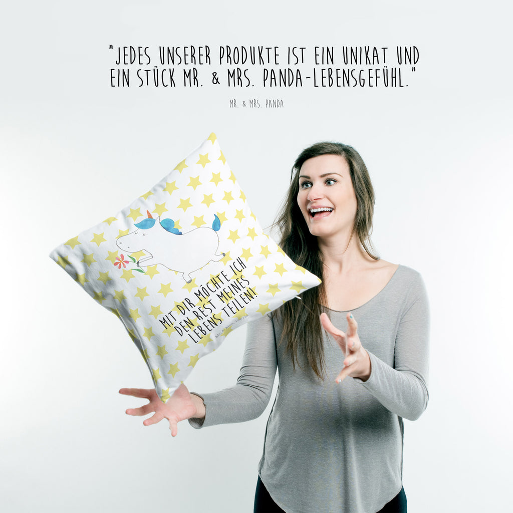 40x40 Kissen Einhorn Blume Kissenhülle, Kopfkissen, Sofakissen, Dekokissen, Motivkissen, Einhorn, Einhörner, Einhorn Deko, Pegasus, Unicorn, Liebe, Liebesbeweis, Antrag, Heiratsantrag, Verlobung, Ehepaar, Pärchen, Partner, Freund, Freundin, Ehe, heiraten